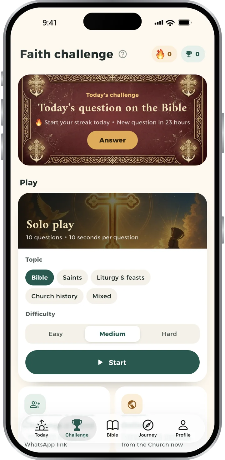 The Faith Challenge